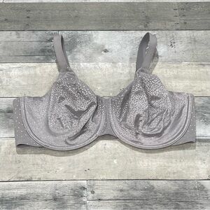 WACOAL Back Appeal Smoothing Underwire Bra - Silver Sconce Ii - Sz - 34DDD .US